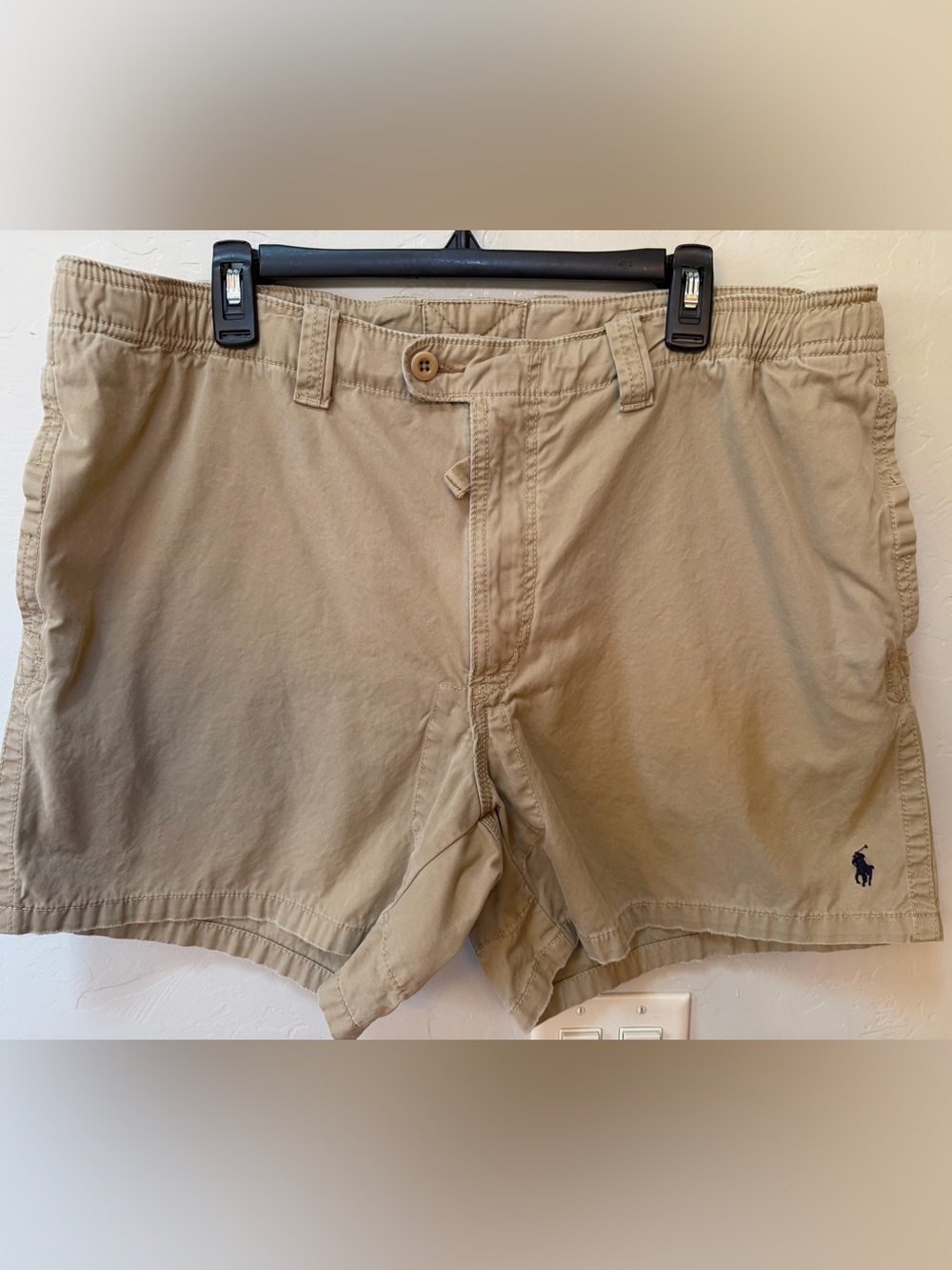 Vintage Polo Ralph Lauren Classic Chino 100% Cotton Shorts Size XXL 40 x 6”